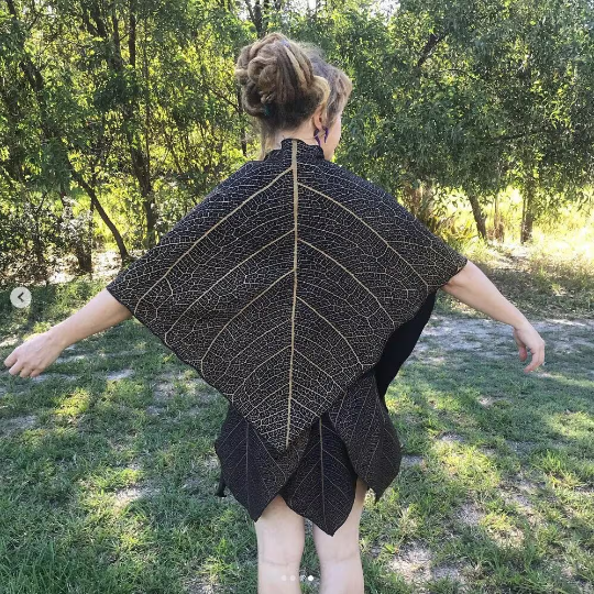 Leaf Capelet w/ Hood