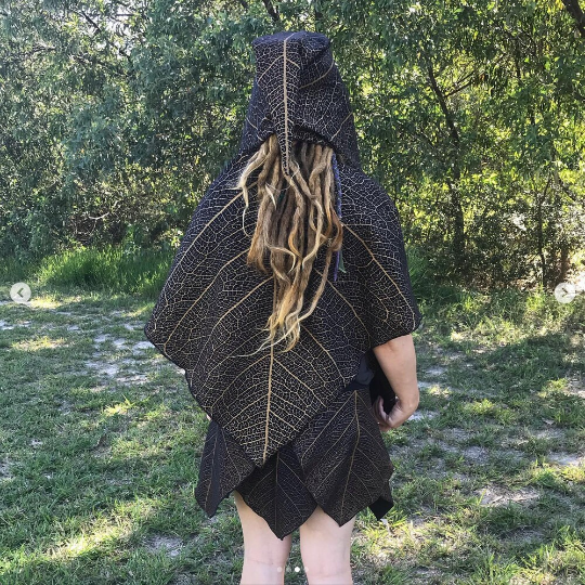 Leaf Capelet w/ Hood