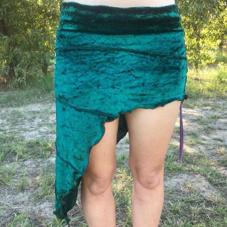 Velvet Leaf Skirt - one leaf skirt - Made to Order