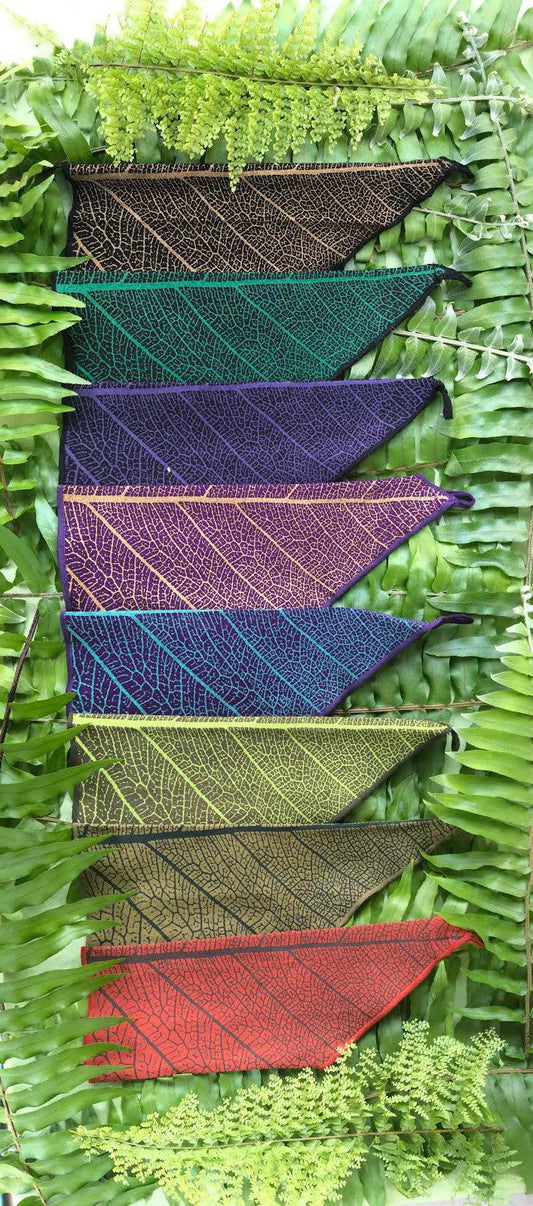 Short Leaf Print Cuffs - Gauntlets - Cuffs - Arm Warmers - Elf Cuffs - Fairy Cuffs - Leaf Cuffs - Bracers